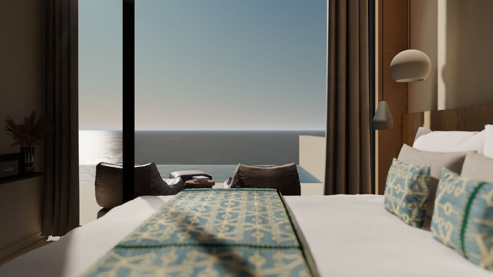 Villa, Sea View | Minibar, in-room safe, blackout drapes, soundproofing