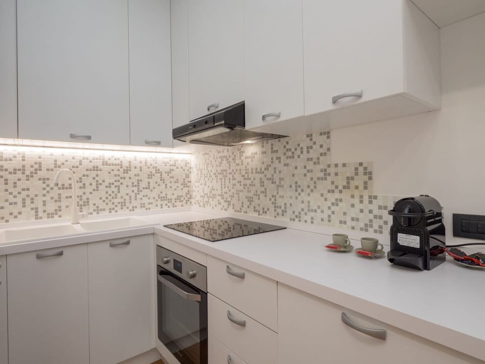 Microwave, coffee/tea maker