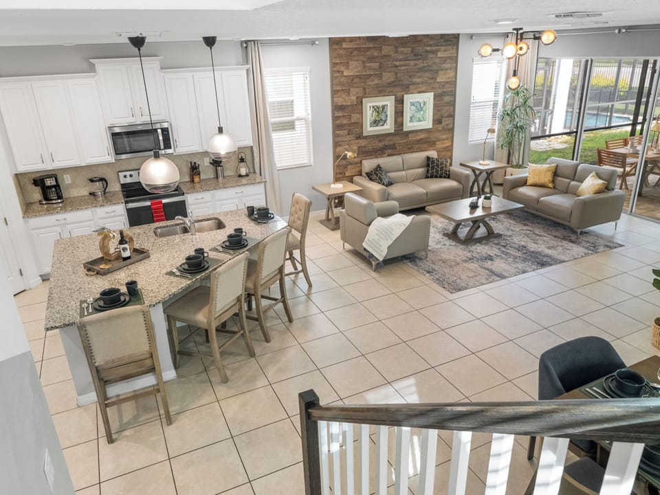1st floor Open Concept Living Room (3)