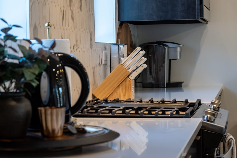 Gas stove for the gourmet chef.