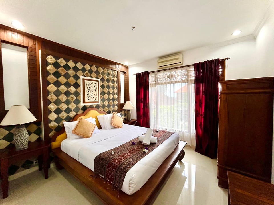 Double or Twin Room, Garden View | Desk, laptop workspace, free WiFi