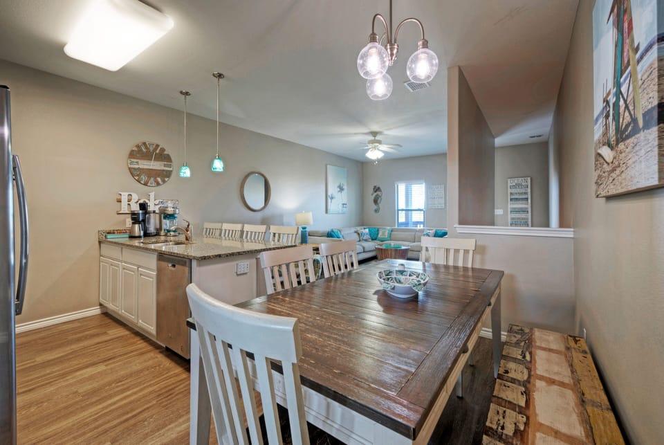 Dining table.