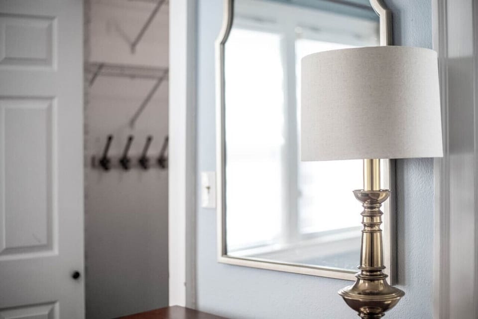 Modern decor through the house.
