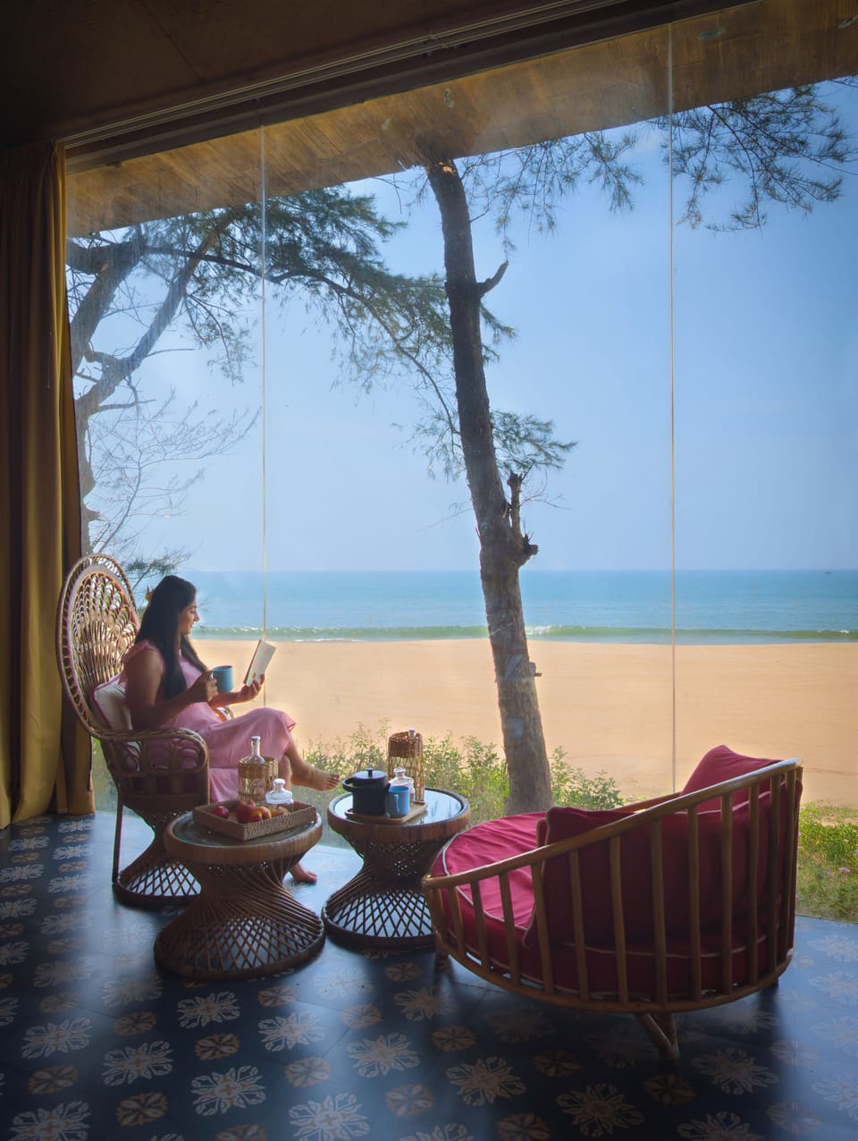 Luxury Double Room, Beach View | Beach/ocean view
