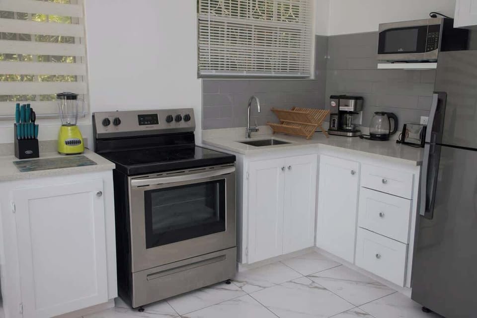 Well-equipped kitchen to prepare a home-cooked meal during your vacation with us