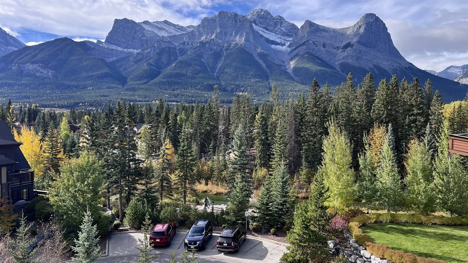 Rundle Mountain range