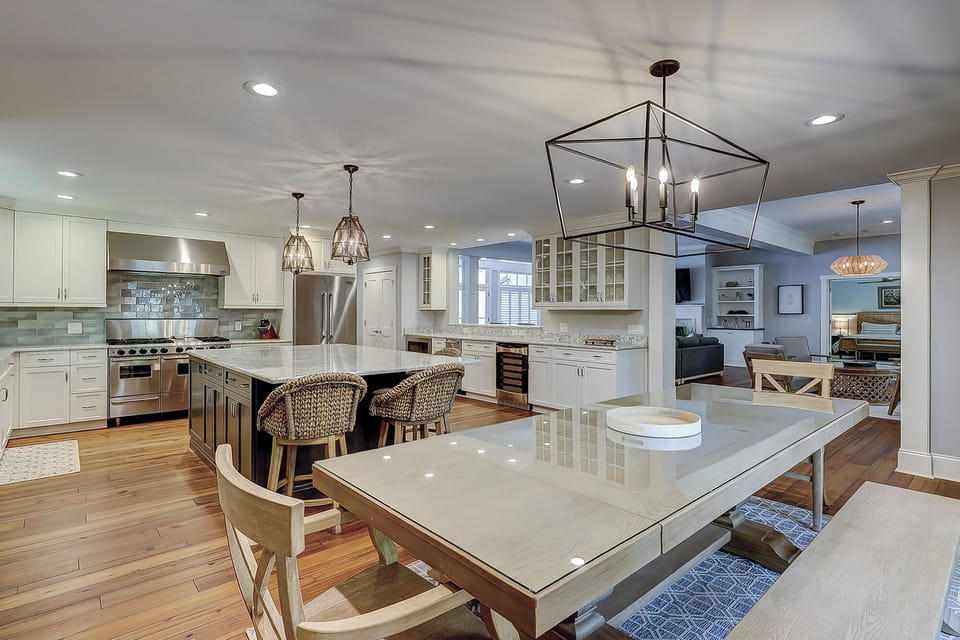 Dining Room and Kitchen View