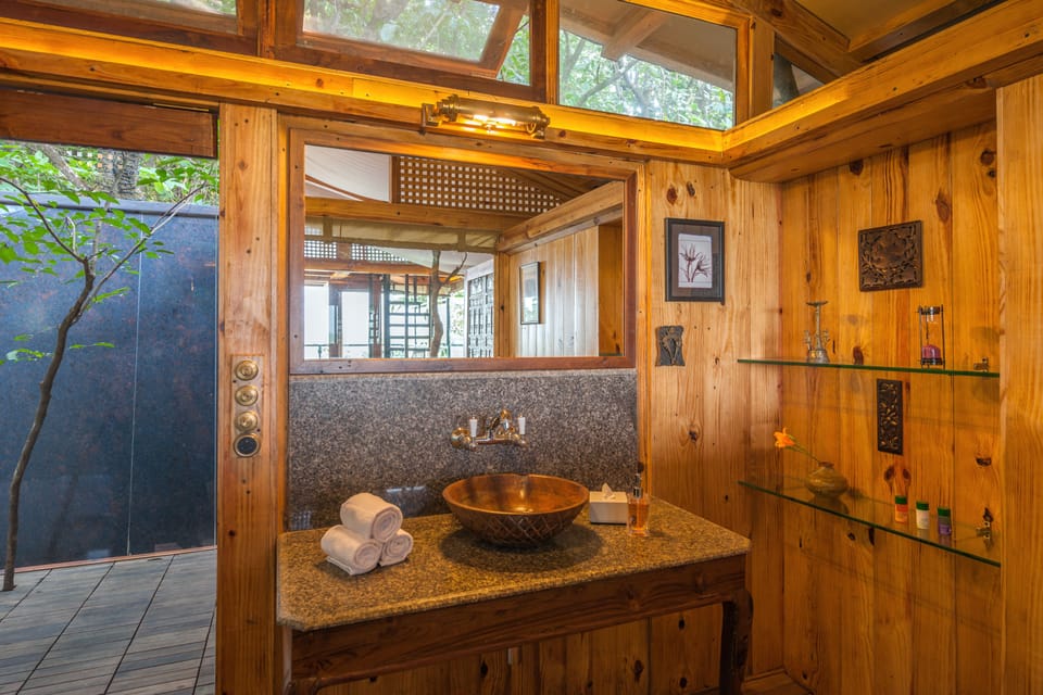 Jungle Machan Forest View with Loft | Bathroom sink