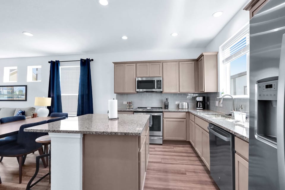 House, Multiple Beds, Patio, Garden View (Garten Haus) | Private kitchen | Fridge, microwave, oven, stovetop