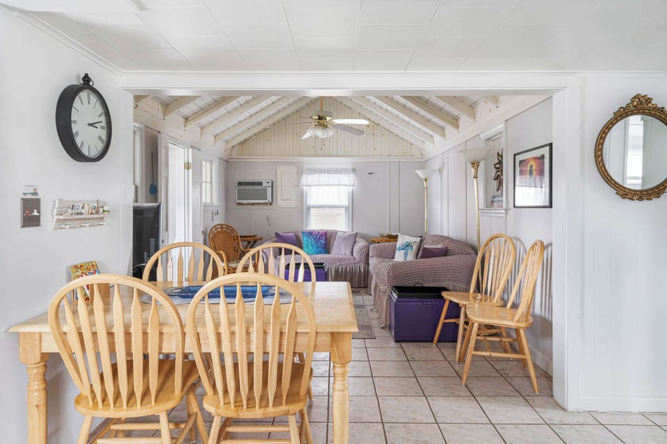 Dining table with seating for up to 6