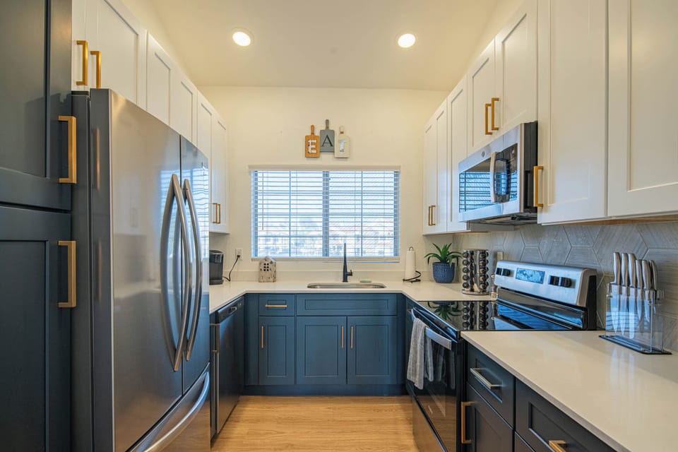 Modern design meets functional cooking.