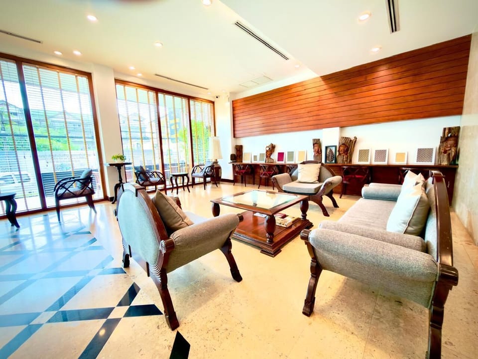 Lobby sitting area