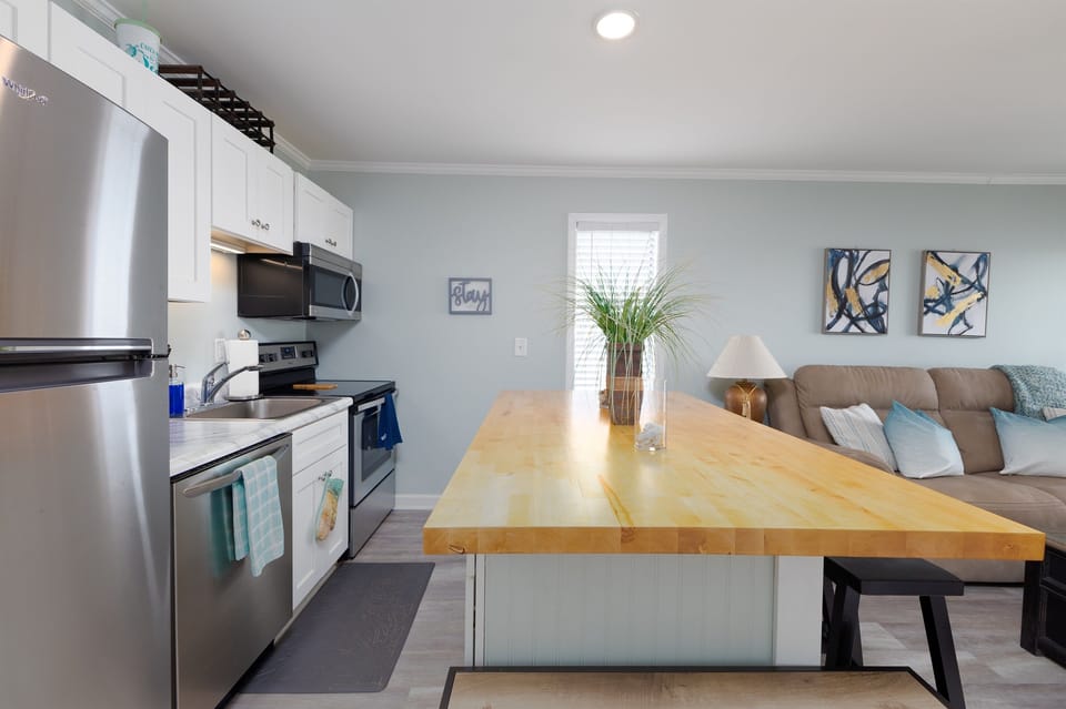 Large kitchen island