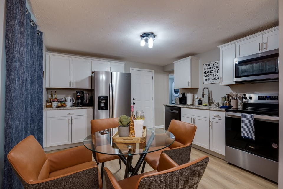Gather around the table and make memories! Whether it's a casual breakfast or a family dinner, this dining nook is the perfect spot to connect.