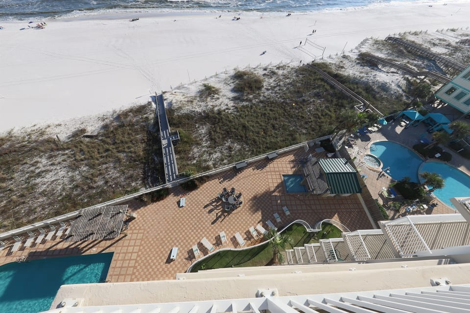 Kiddie Pool from Balcony