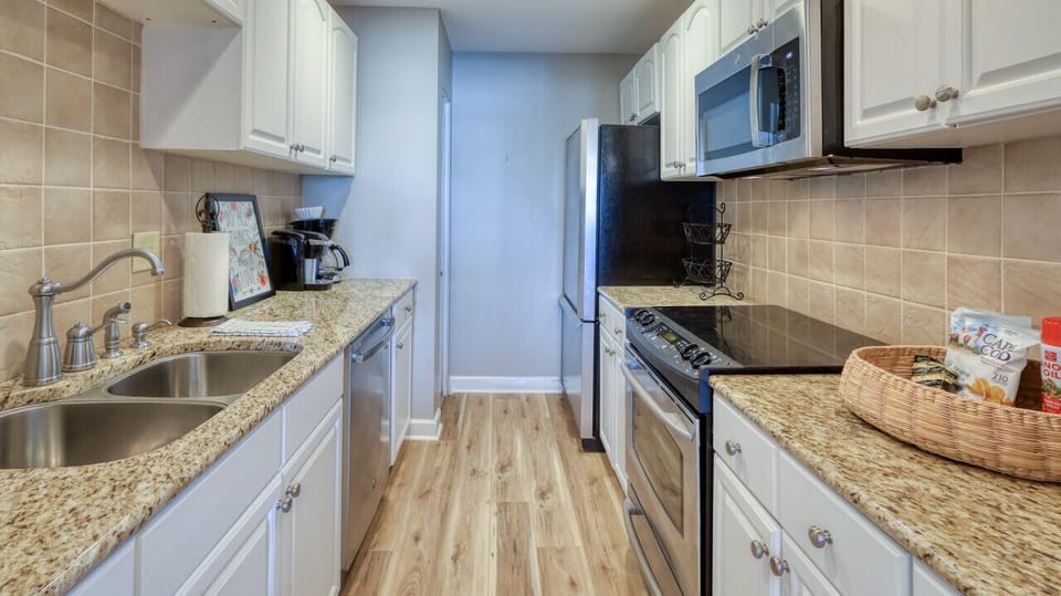Kitchen with Coffee and Tea Essentials