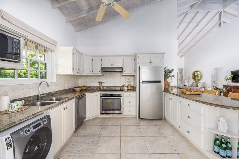 Fully outfitted kitchen with all you'll need