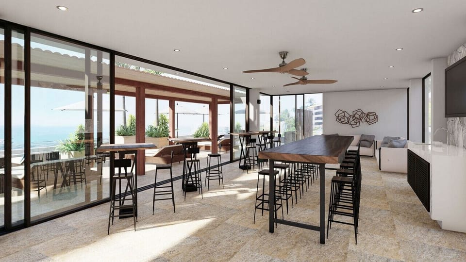 Rooftop Entertainment Area