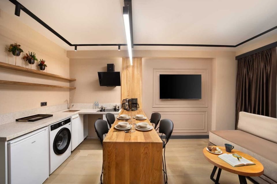 Select Comfort beds, desk, laptop workspace, soundproofing
