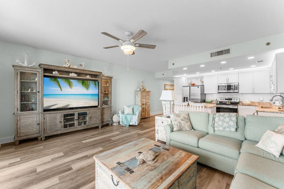 SMART TVs throughout the condo!