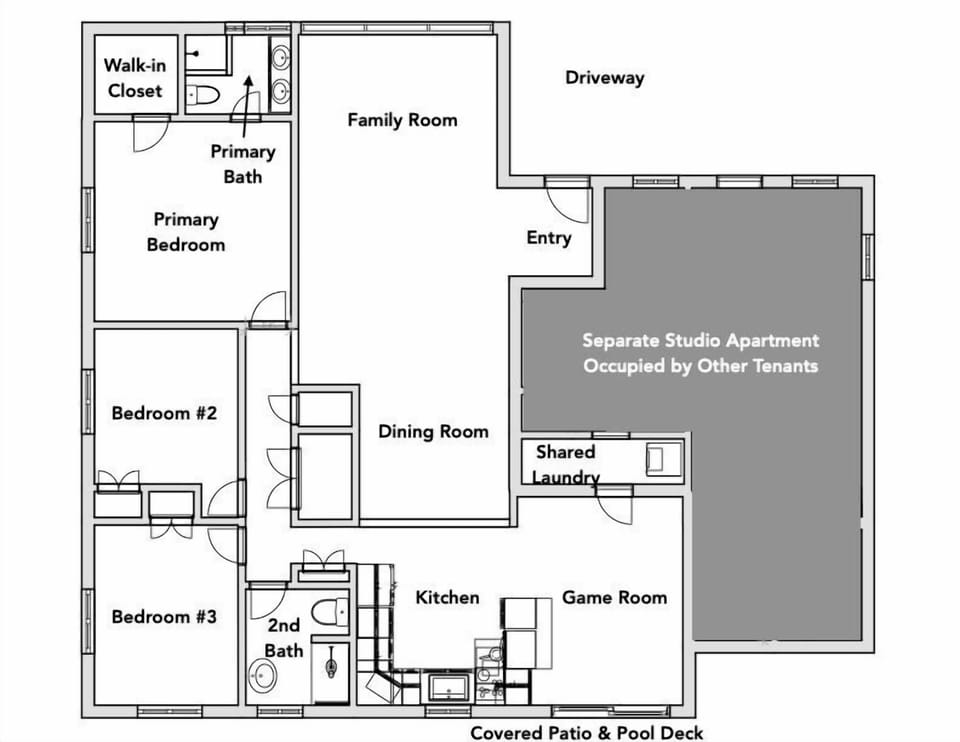 Birds' Eye View Floorplan