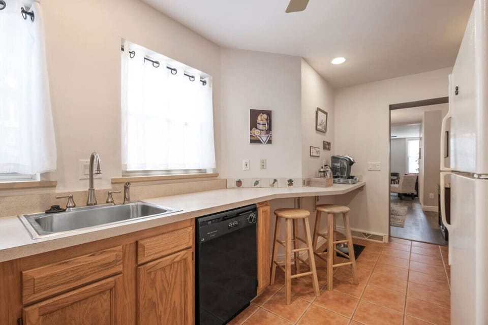 Kitchen space with all amenities