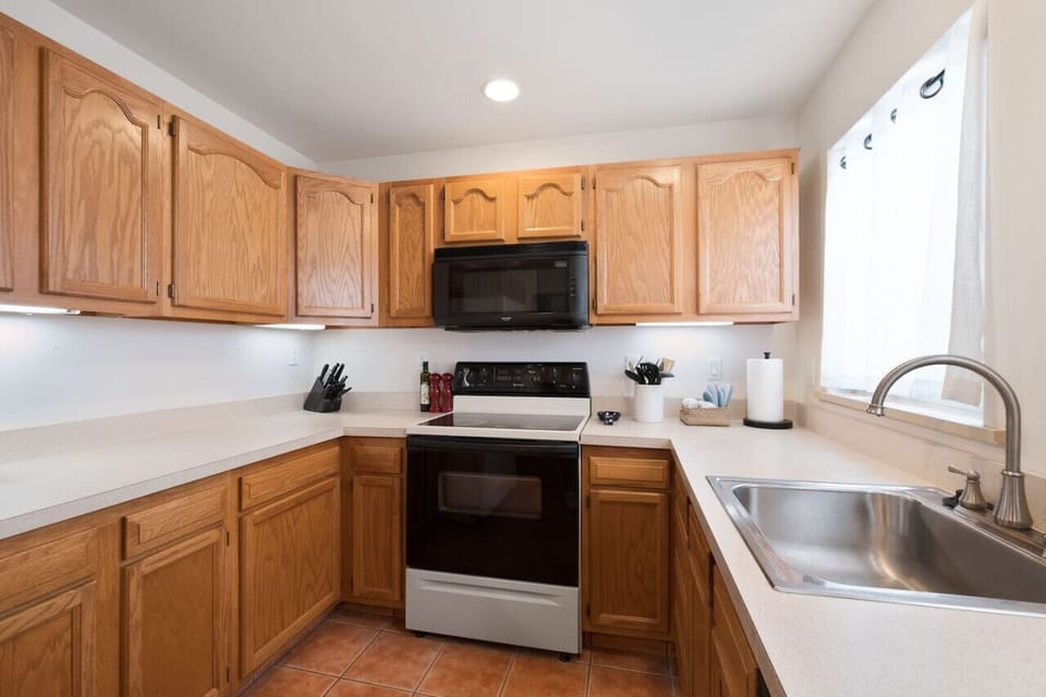 Kitchen space with all amenities