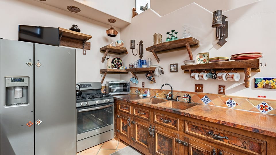 Fully equipped kitchen with modern amenities