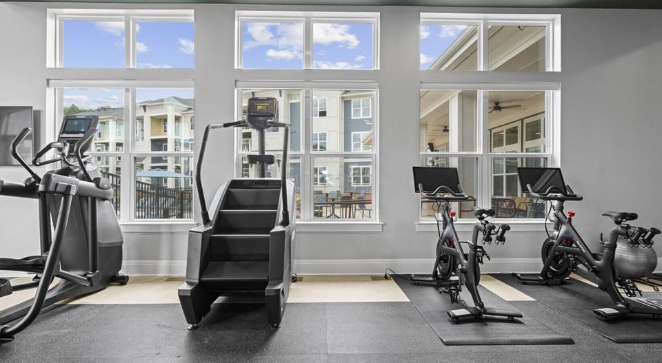 Community fitness center and gym equipment
