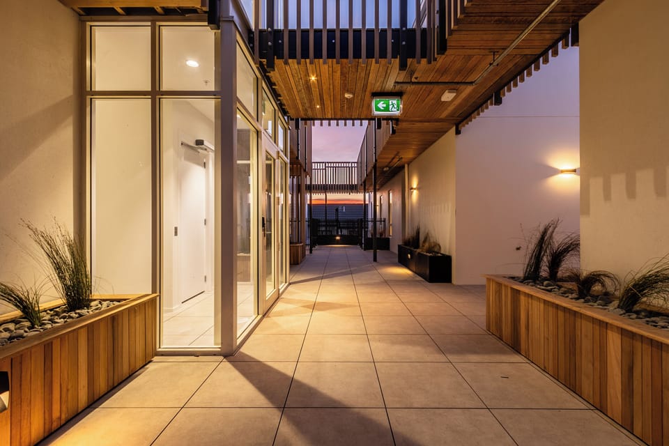 Complex Lift / Stair Entrance