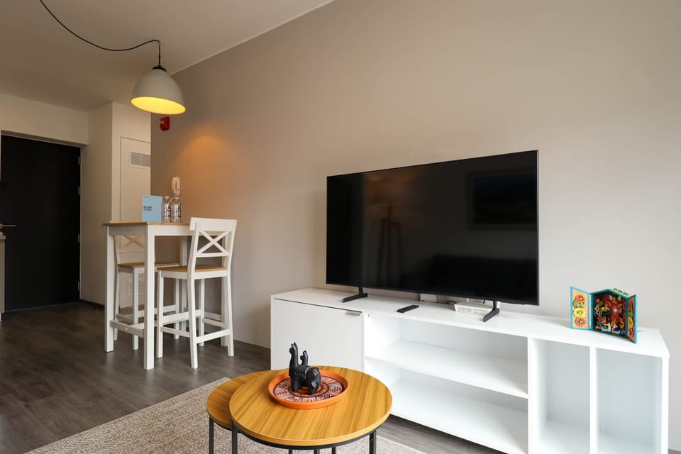 Living room with tv