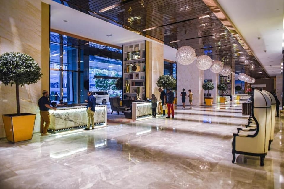 Lobby sitting area