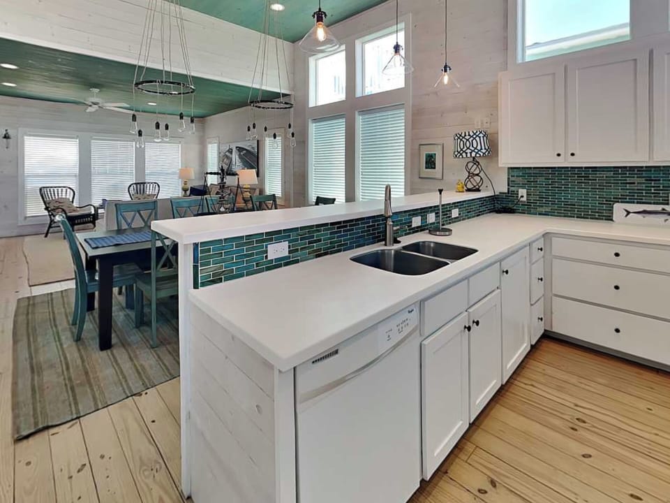 Open Concept Kitchen & Dining Area - Third Floor