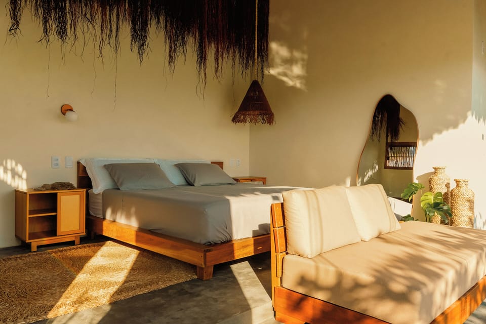Premium bedding, memory foam beds, minibar, desk