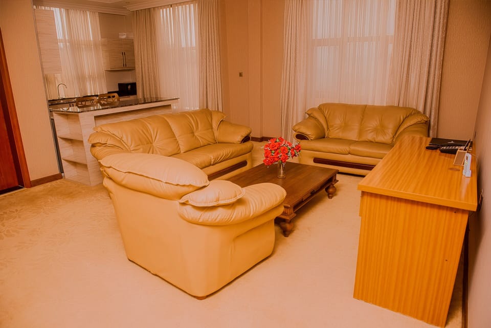 Executive Suite, City View | Living area