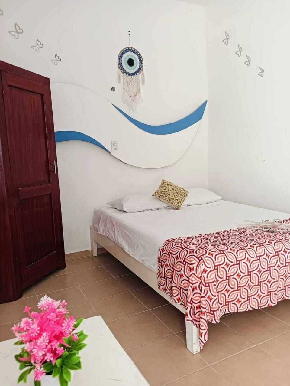 Basic Room, 2 Double Beds, Kitchenette, Courtyard View | Free WiFi