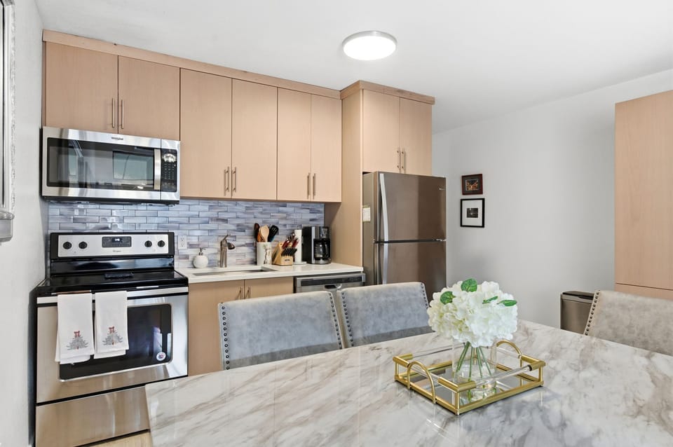 Remodeled kitchen