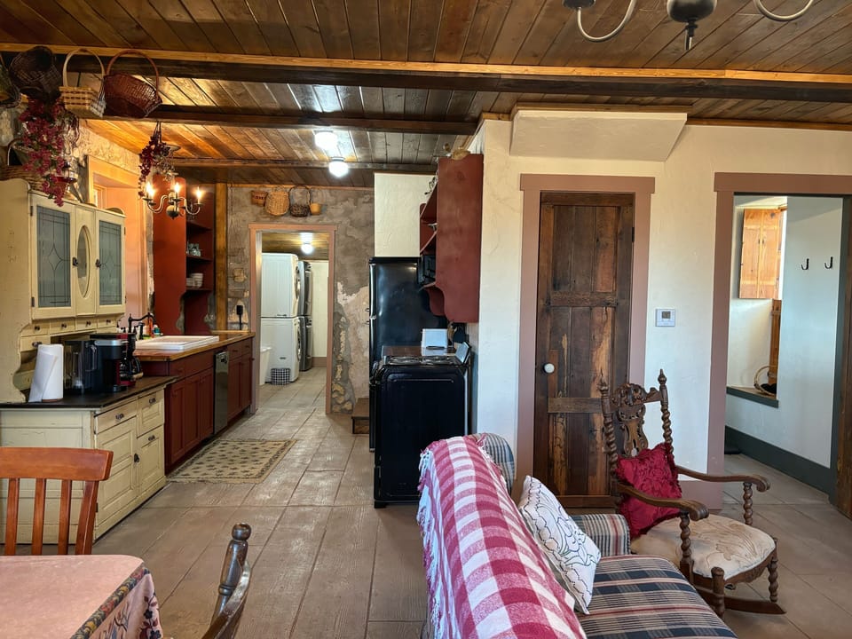 living and dining open to kitchen