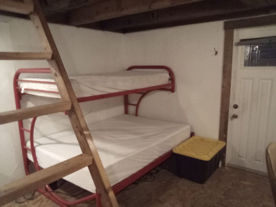 Downstairs bunk beds 