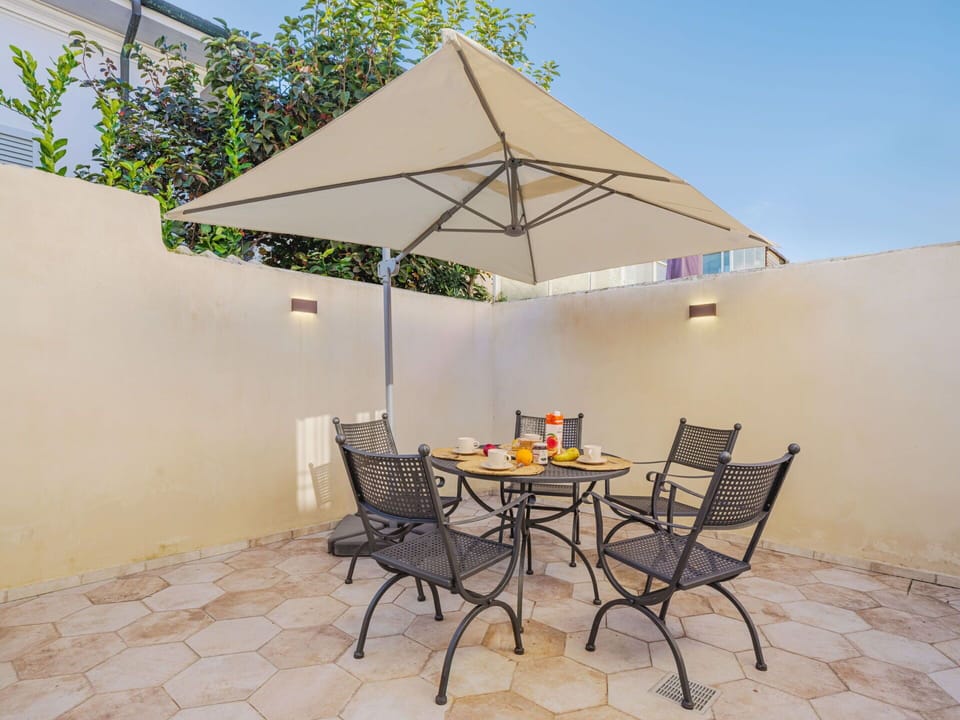 Building, Plant, Furniture, Table, Chair, Window, Shade, Tree, Orange, Outdoor Furniture