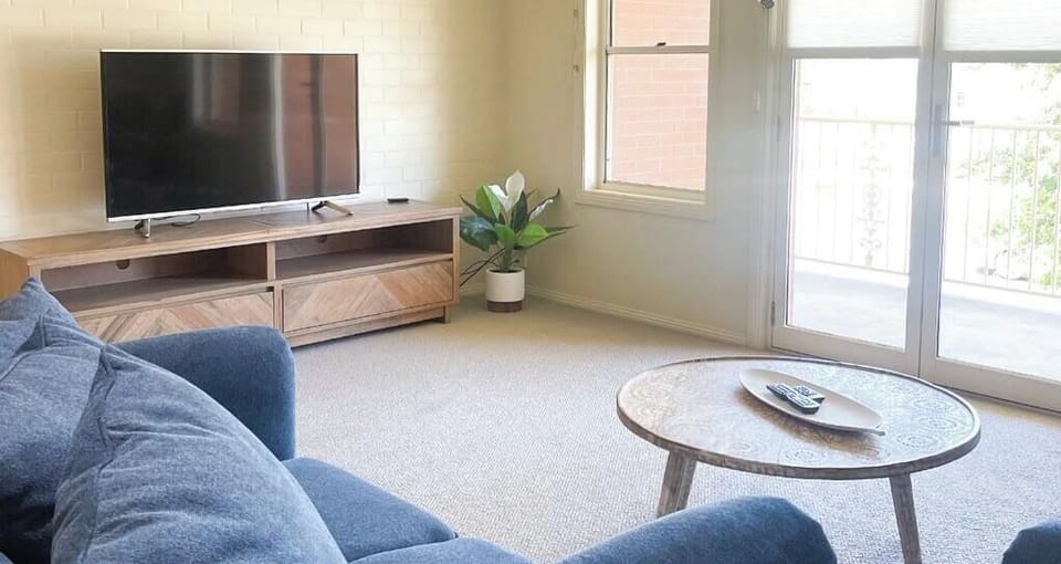 Your living room with views of the outside.