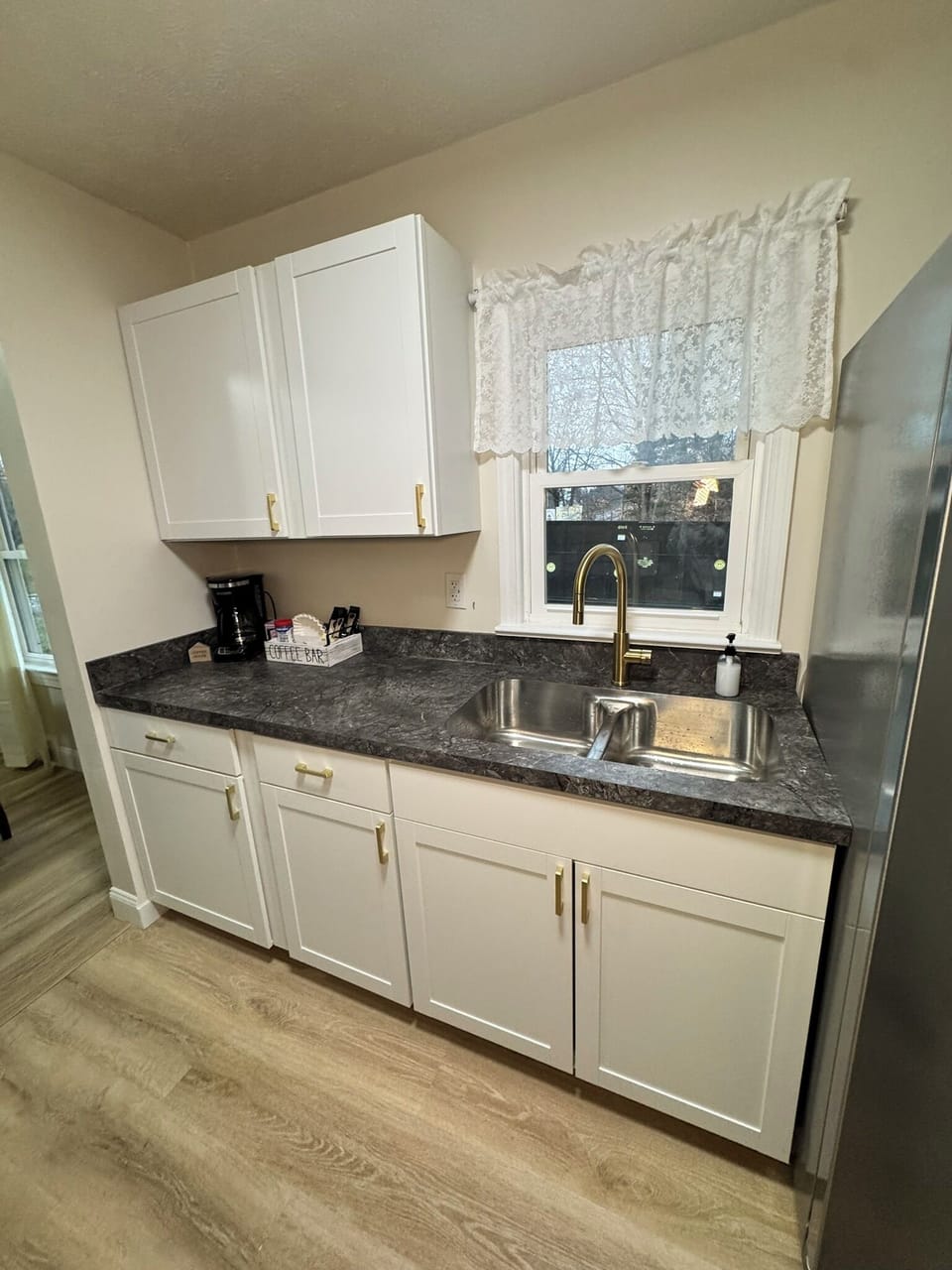 Fully Stocked Kitchen with Coffee Bar
