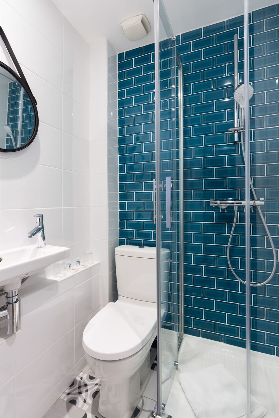 Free toiletries, hair dryer, towels
