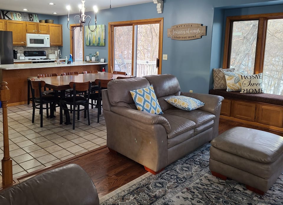 Open concept Living/Dining/Kitchen