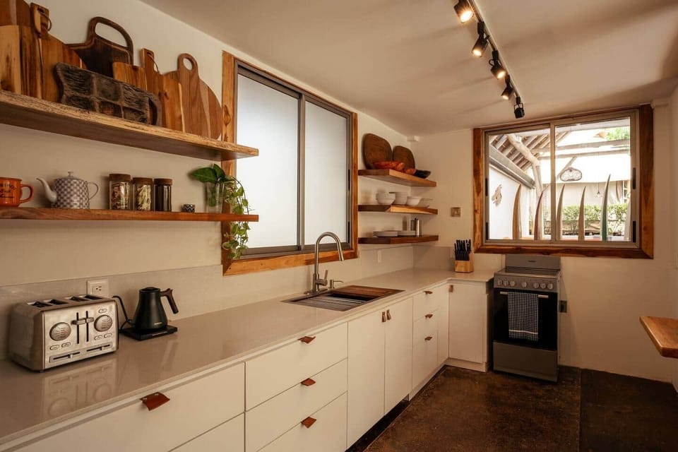 our fully equipped kitchen is designed for comfort, making it easy enjoy homemade meals 