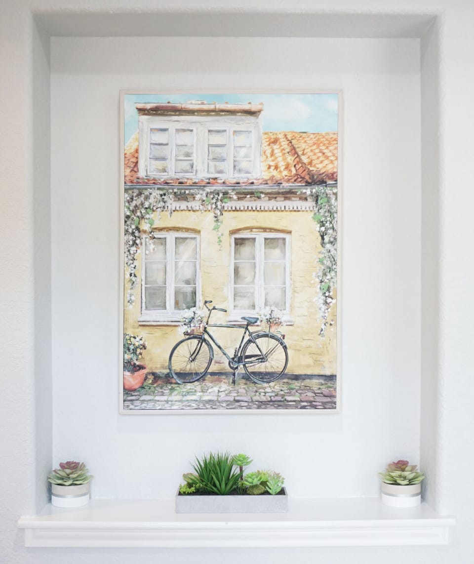 This home is thoughtfully decorated throughout to be bright and inviting.