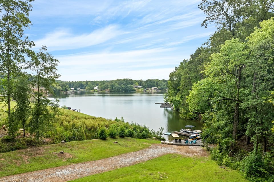 View of lake from cabin