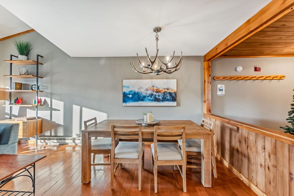 New dining table with seating for 8