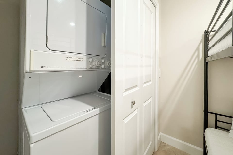 Washer and dryer in unit