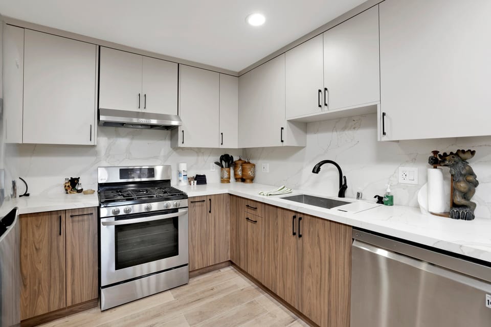 Large kitchen for cooking